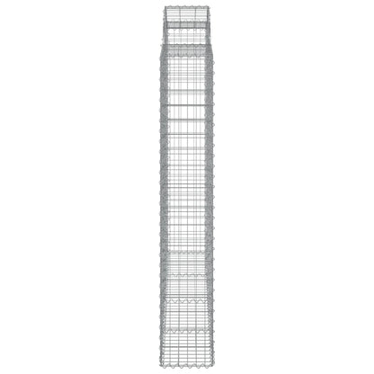 Cesti Gabbioni ad Arco 5 pz 200x30x180/200 cm Ferro Zincato