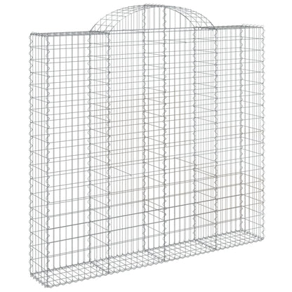 Cesti Gabbioni ad Arco 18 pz 200x30x180/200 cm Ferro Zincato