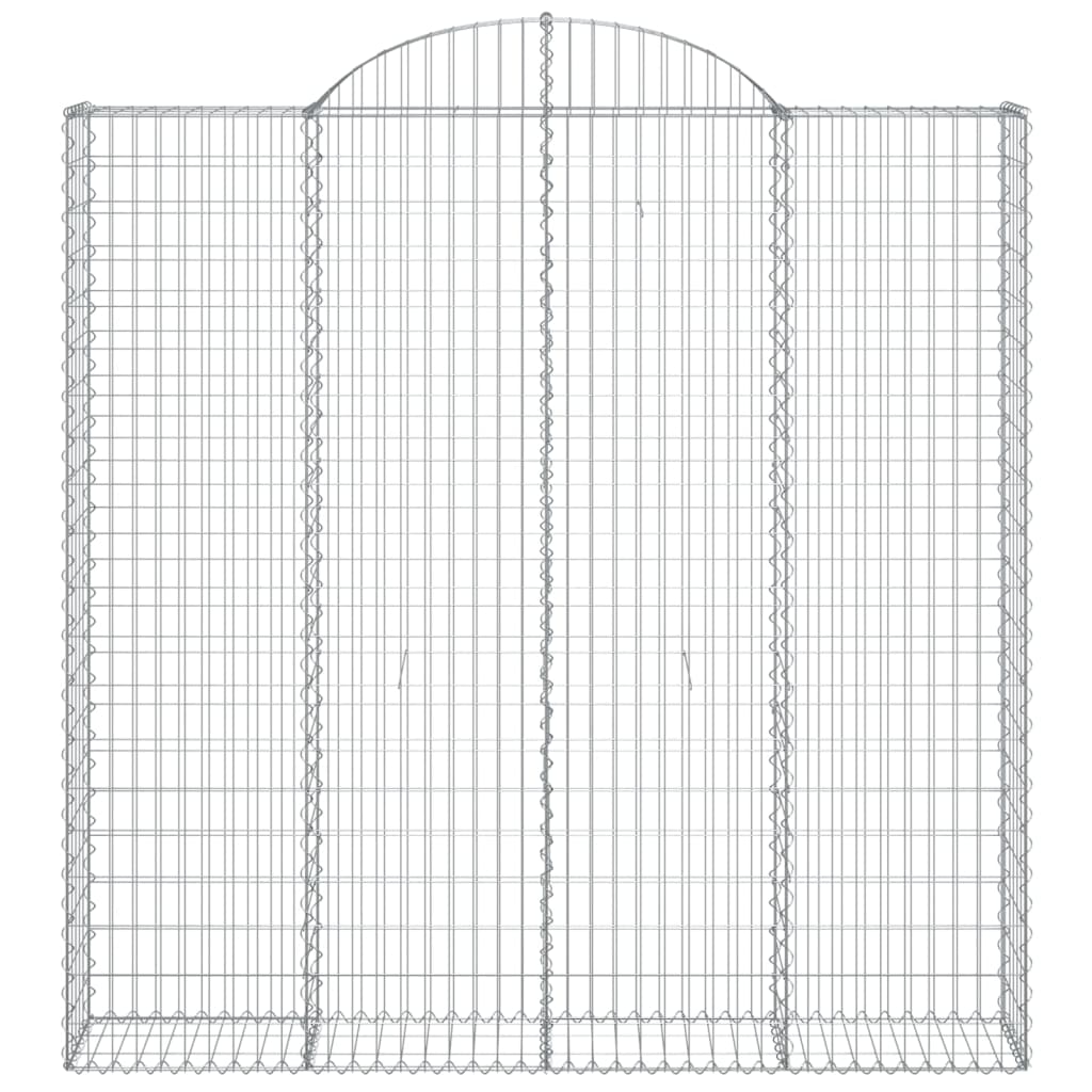 Cesti Gabbioni ad Arco 5 pz 200x30x200/220 cm Ferro Zincato