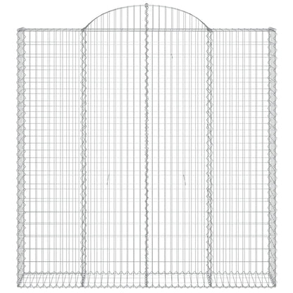 Cesti Gabbioni ad Arco 7 pz 200x30x200/220 cm Ferro Zincato