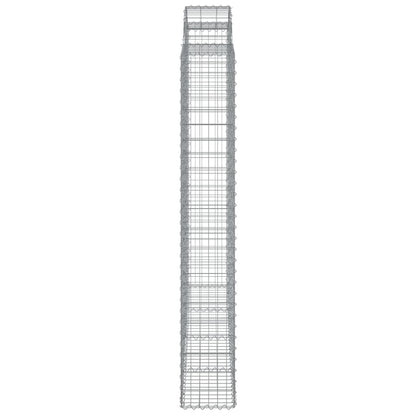 Cesti Gabbioni ad Arco 15 pz 200x30x200/220 cm Ferro Zincato