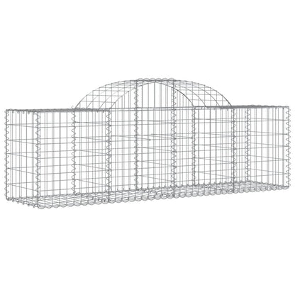 Cesti Gabbioni ad Arco 50 pz 200x50x60/80 cm Ferro Zincato