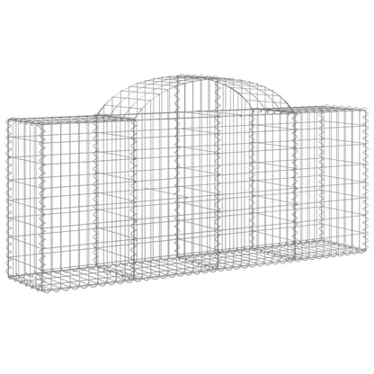 Cesti Gabbioni ad Arco 40 pz 200x50x80/100 cm Ferro Zincato