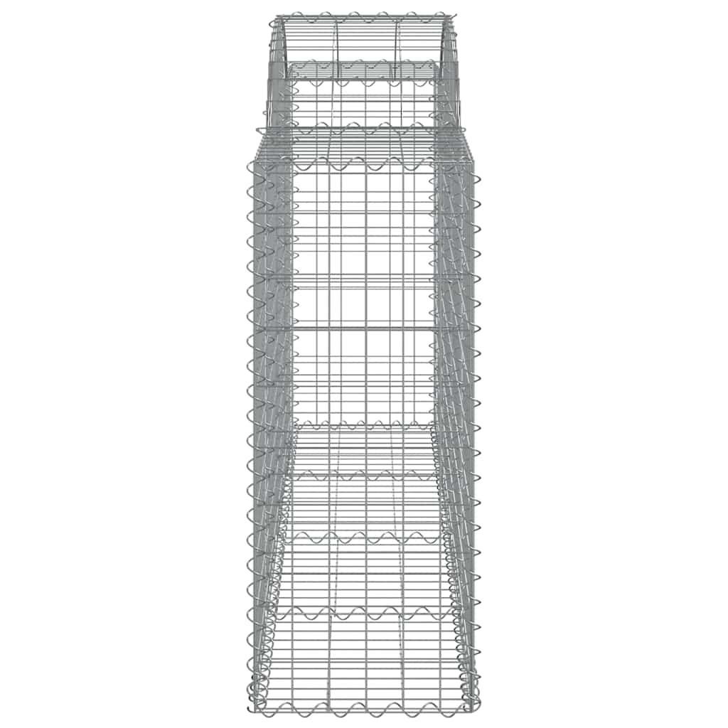 Cesti Gabbioni ad Arco 40 pz 200x50x100/120 cm Ferro Zincato