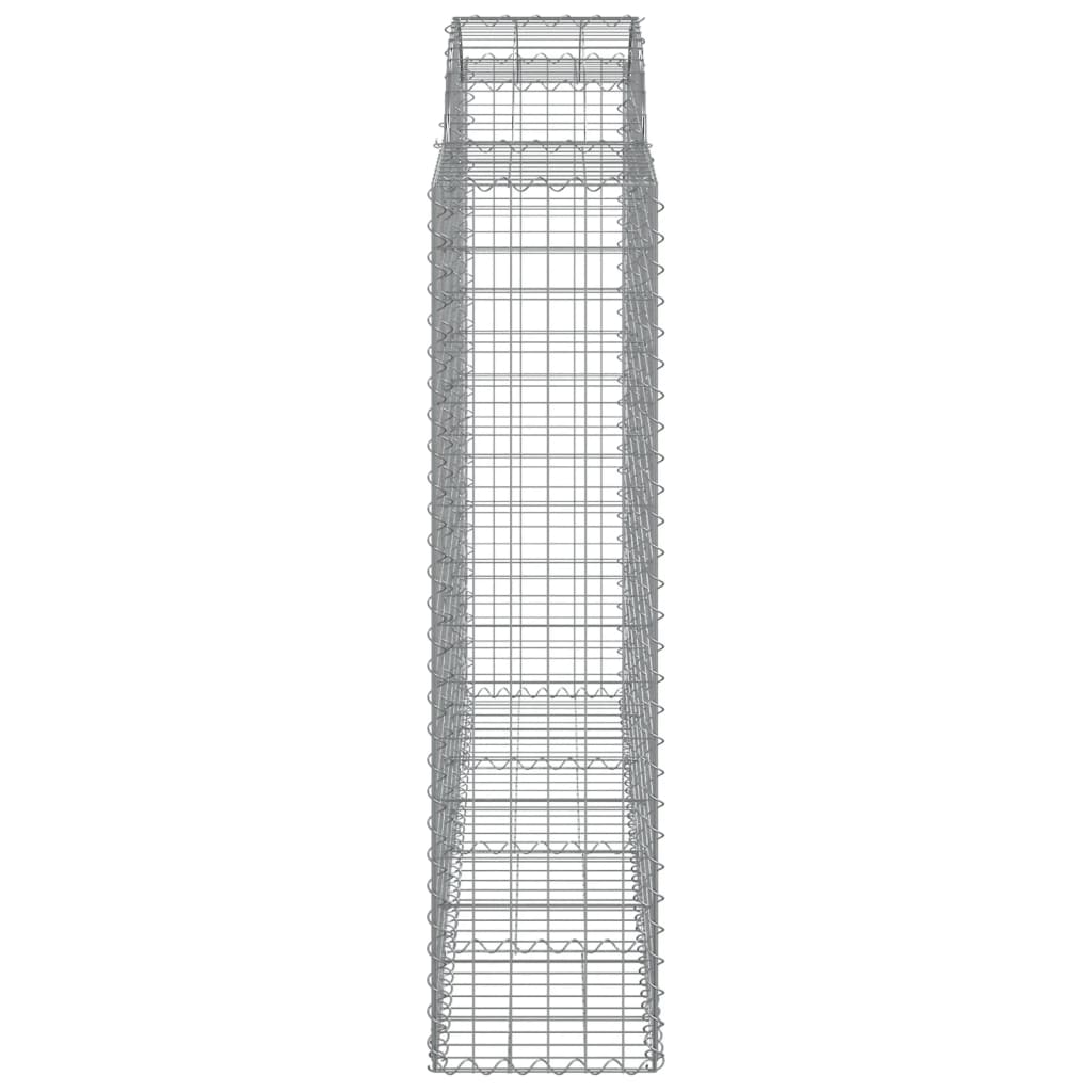 Cesti Gabbioni ad Arco 8 pz 200x50x160/180 cm Ferro Zincato