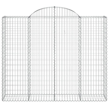 Cesti Gabbioni ad Arco 40 pz 200x50x160/180 cm Ferro Zincato