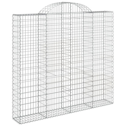 Cesti Gabbioni ad Arco 3 pz 200x50x180/200 cm Ferro Zincato