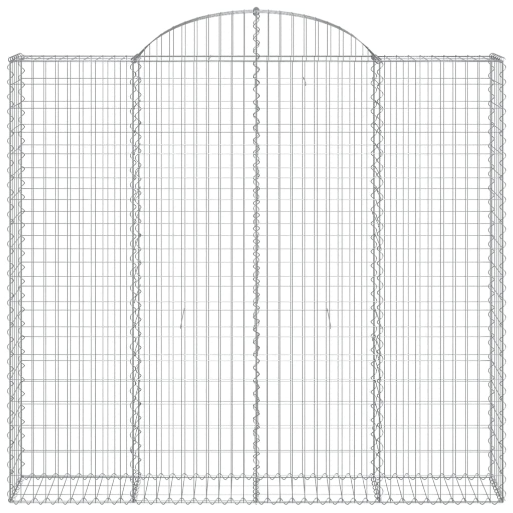 Cesti Gabbioni ad Arco 5 pz 200x50x180/200 cm Ferro Zincato