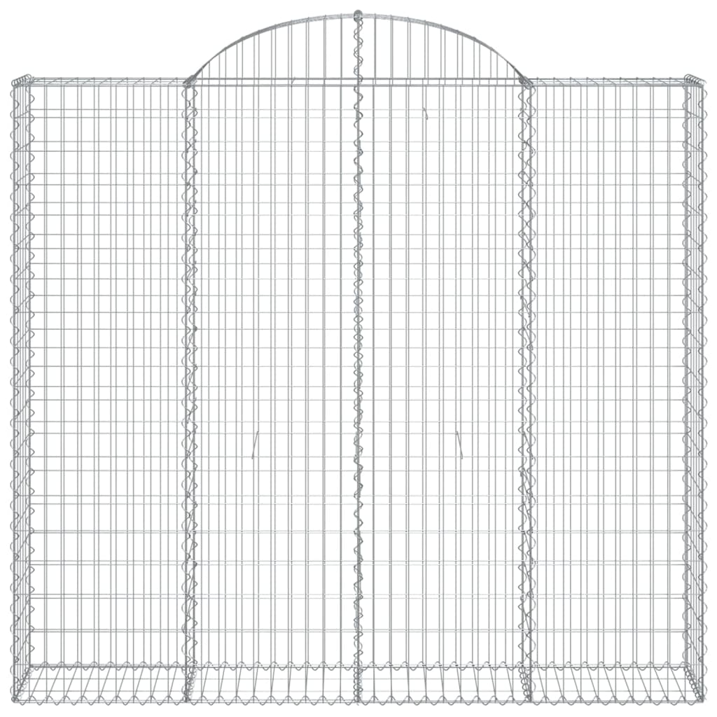 Cesti Gabbioni ad Arco 8 pz 200x50x180/200 cm Ferro Zincato
