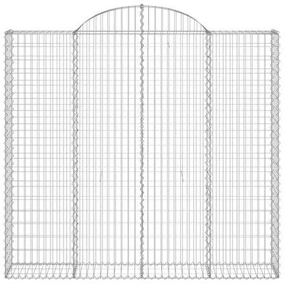 Cesti Gabbioni ad Arco 9 pz 200x50x180/200 cm Ferro Zincato