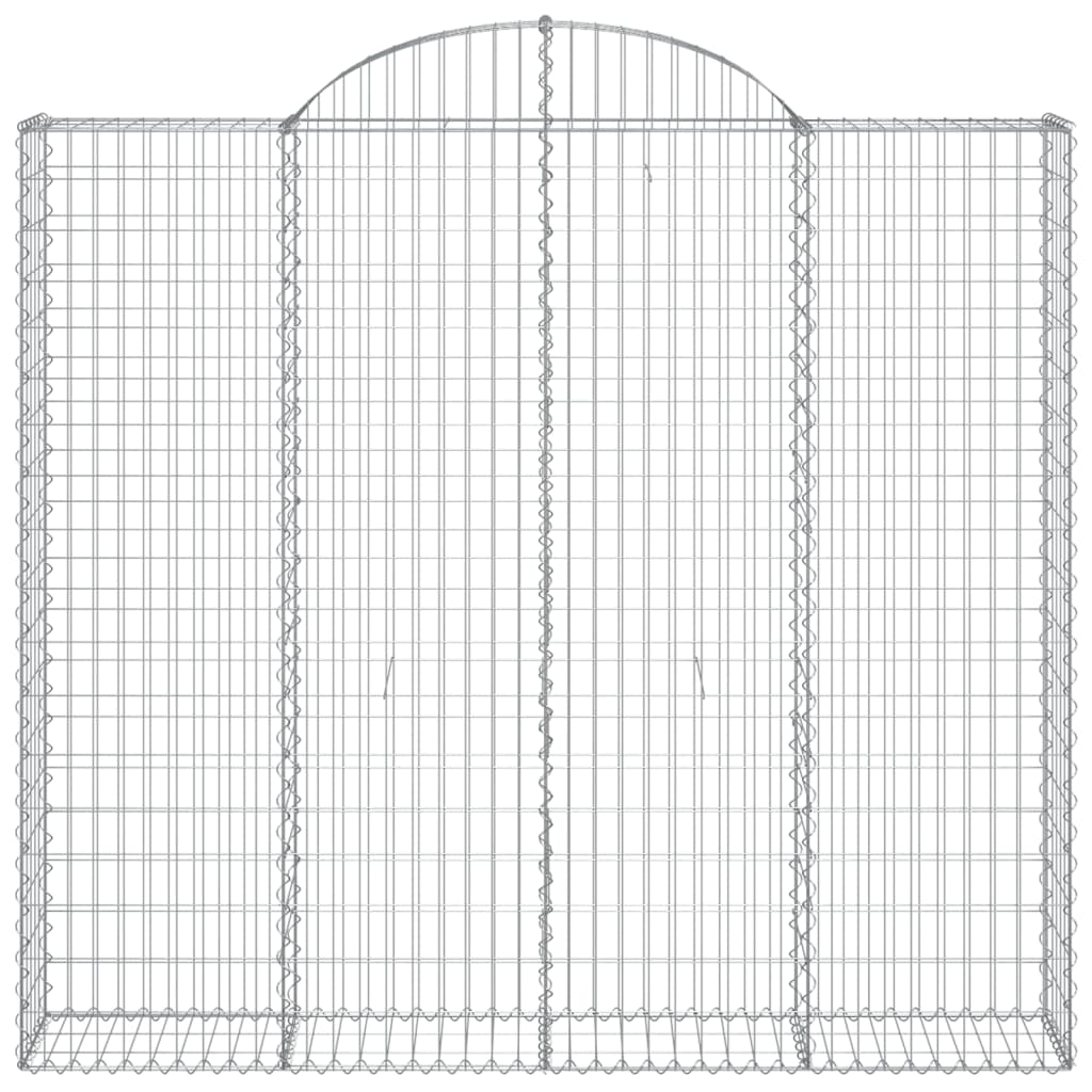 Cesti Gabbioni ad Arco 14 pz 200x50x180/200 cm Ferro Zincato