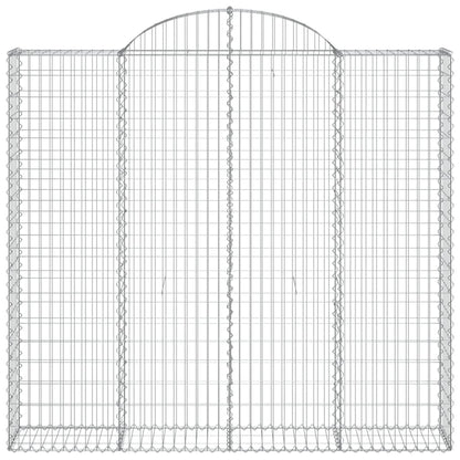 Cesti Gabbioni ad Arco 30 pz 200x50x180/200 cm Ferro Zincato