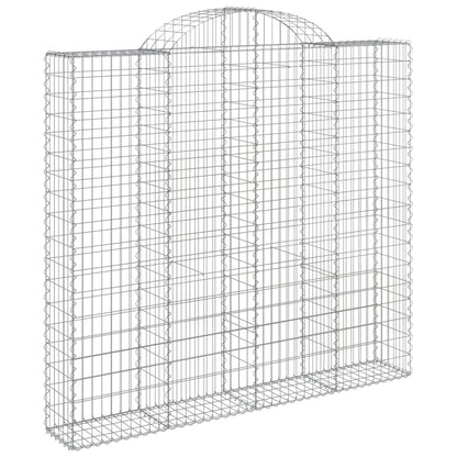 Cesti Gabbioni ad Arco 40 pz 200x50x180/200 cm Ferro Zincato