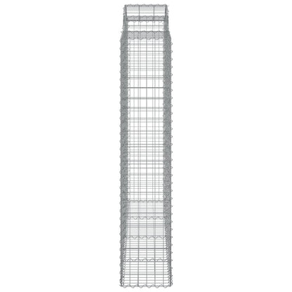 Cesti Gabbioni ad Arco 2 pz 200x50x200/220 cm Ferro Zincato