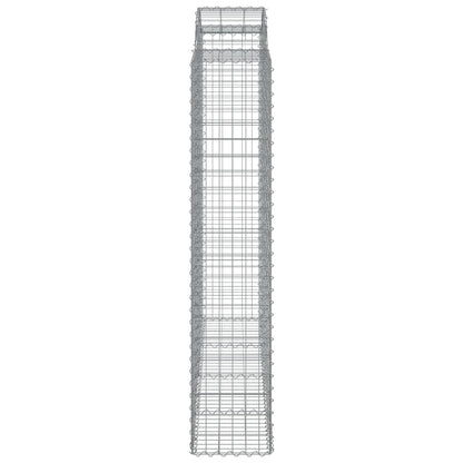 Cesti Gabbioni ad Arco 3 pz 200x50x200/220 cm Ferro Zincato