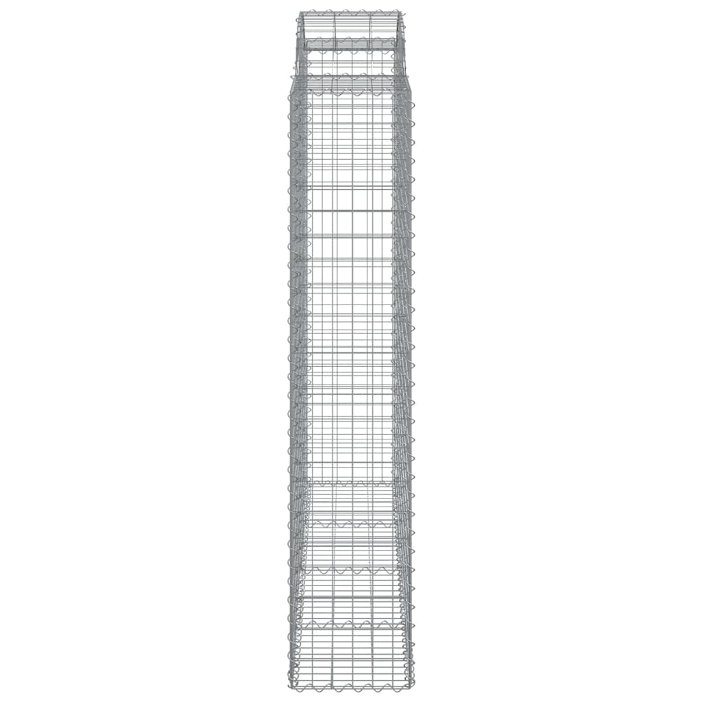Cesti Gabbioni ad Arco 5 pz 200x50x200/220 cm Ferro Zincato