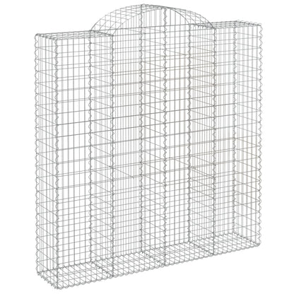 Cesti Gabbioni ad Arco 8 pz 200x50x200/220 cm Ferro Zincato