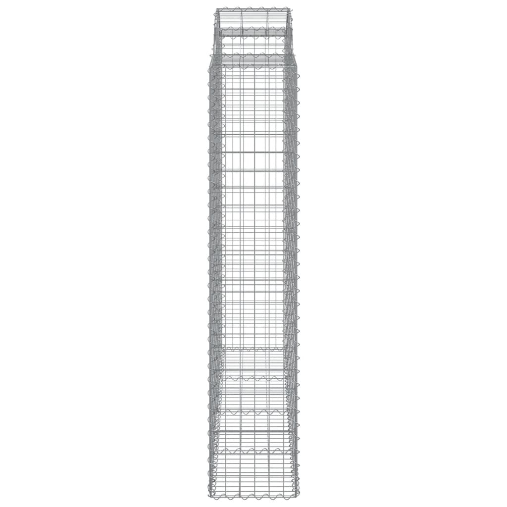 Cesti Gabbioni ad Arco 8 pz 200x50x200/220 cm Ferro Zincato