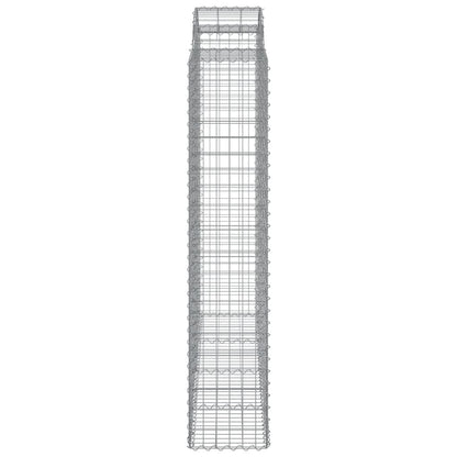 Cesti Gabbioni ad Arco 8 pz 200x50x200/220 cm Ferro Zincato