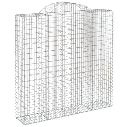 Cesti Gabbioni ad Arco 11 pz 200x50x200/220 cm Ferro Zincato