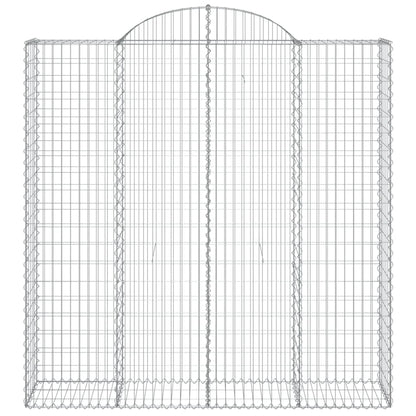Cesti Gabbioni ad Arco 13 pz 200x50x200/220 cm Ferro Zincato