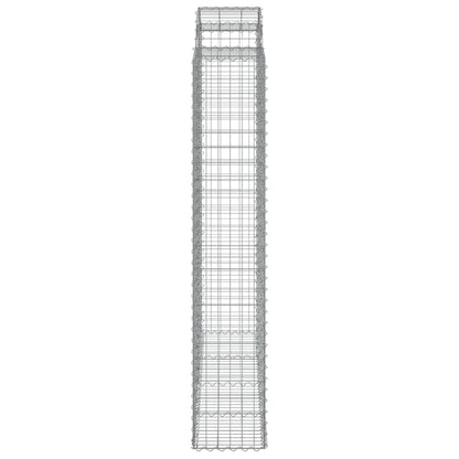 Cesti Gabbioni ad Arco 2 pz 200x50x220/240 cm Ferro Zincato