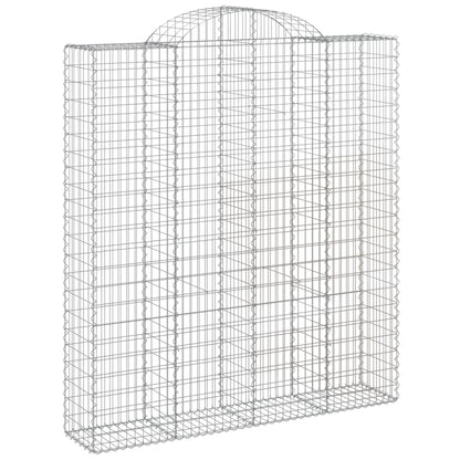 Cesti Gabbioni ad Arco 3 pz 200x50x220/240 cm Ferro Zincato