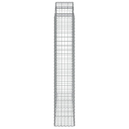 Cesti Gabbioni ad Arco 10 pz 200x50x220/240 cm Ferro Zincato