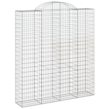 Cesti Gabbioni ad Arco 14 pz 200x50x220/240 cm Ferro Zincato