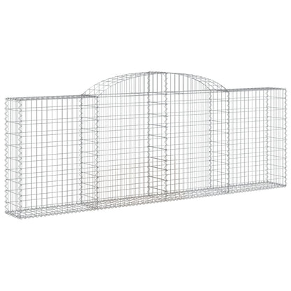 Cesti Gabbioni ad Arco 6 pz 300x30x100/120 cm Ferro Zincato