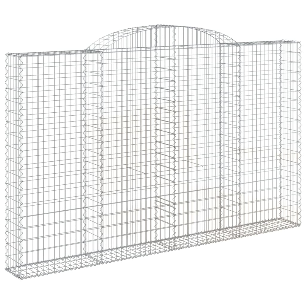 Cesti Gabbioni ad Arco 13 pz 300x30x180/200 cm Ferro Zincato