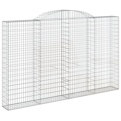 Cesti Gabbioni ad Arco 13 pz 300x30x180/200 cm Ferro Zincato