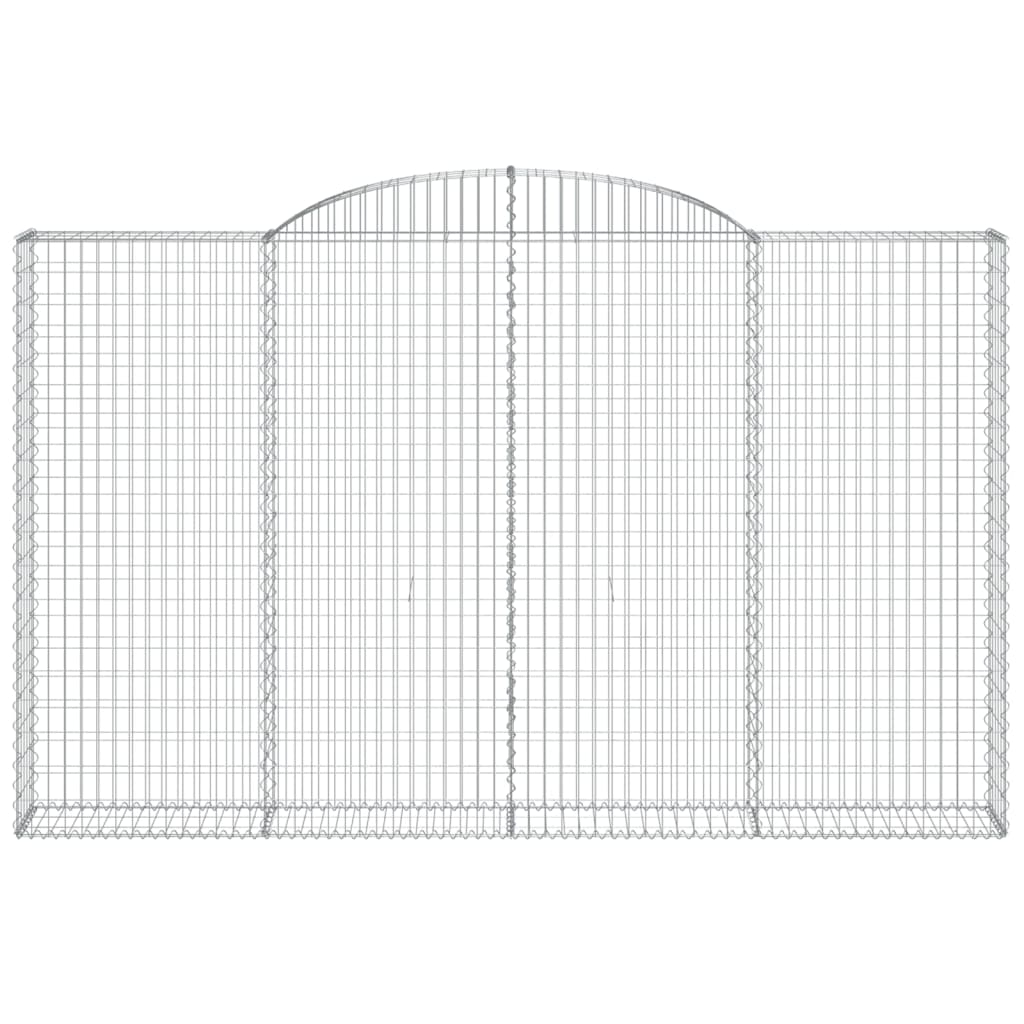 Cesti Gabbioni ad Arco 20 pz 300x30x180/200 cm Ferro Zincato