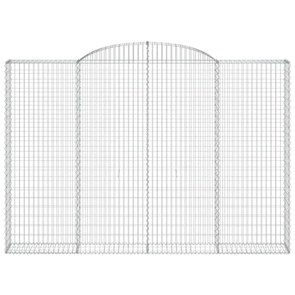 Cesti Gabbioni ad Arco 2 pz 300x30x200/220 cm Ferro Zincato