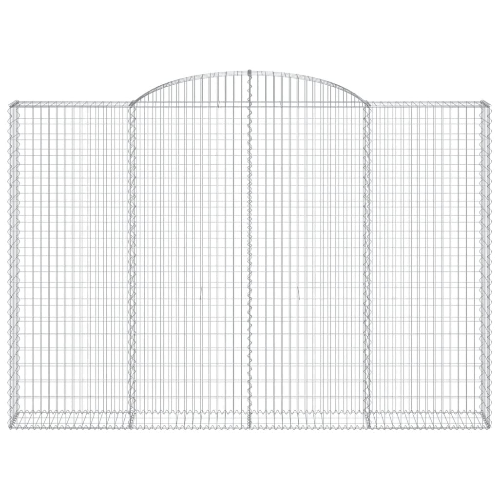Cesti Gabbioni ad Arco 5 pz 300x30x200/220 cm Ferro Zincato