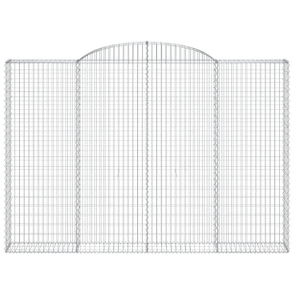 Cesti Gabbioni ad Arco 5 pz 300x30x200/220 cm Ferro Zincato