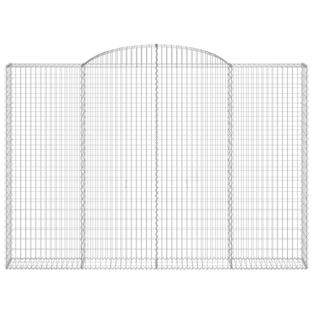 Cesti Gabbioni ad Arco 6 pz 300x30x200/220 cm Ferro Zincato