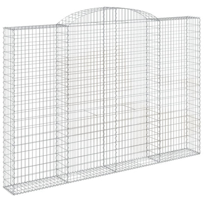 Cesti Gabbioni ad Arco 10 pz 300x30x200/220 cm Ferro Zincato