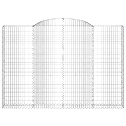 Cesti Gabbioni ad Arco 10 pz 300x30x200/220 cm Ferro Zincato