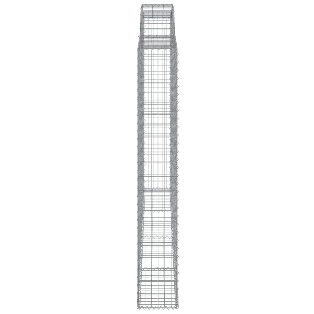 Cesti Gabbioni ad Arco 12 pz 300x30x200/220 cm Ferro Zincato
