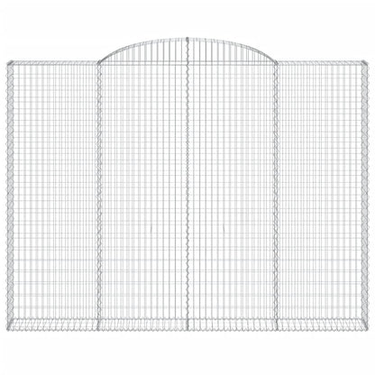 Cesti Gabbioni ad Arco 2 pz 300x30x220/240 cm Ferro Zincato