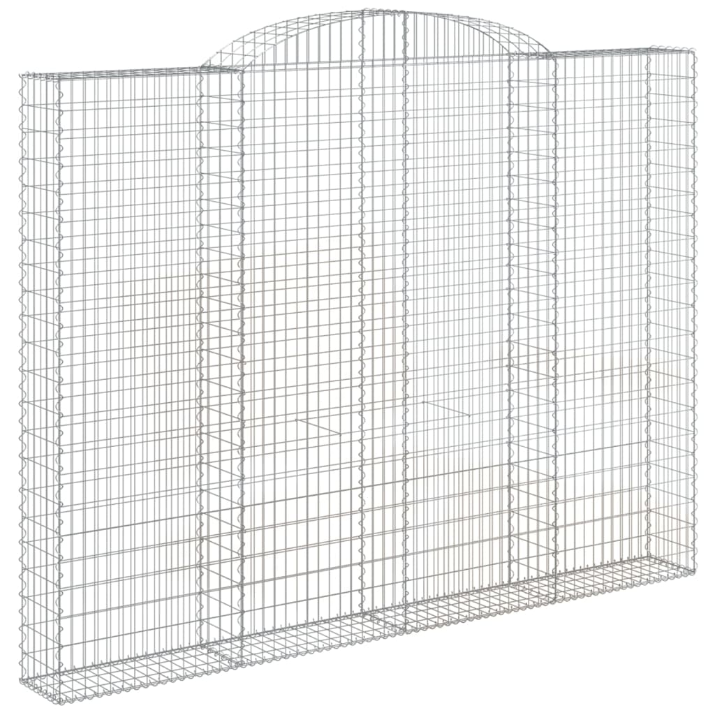 Cesti Gabbioni ad Arco 3 pz 300x30x220/240 cm Ferro Zincato