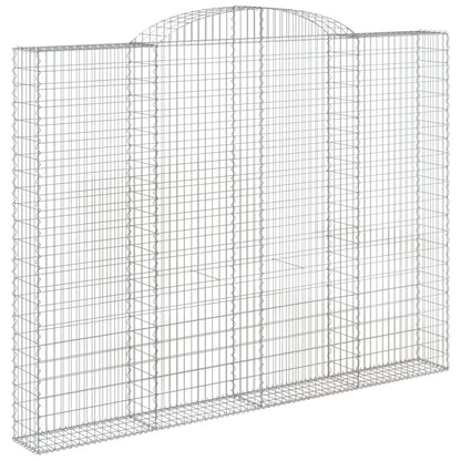 Cesti Gabbioni ad Arco 3 pz 300x30x220/240 cm Ferro Zincato