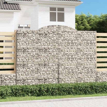 Cesti Gabbioni ad Arco 13 pz 300x30x220/240 cm Ferro Zincato