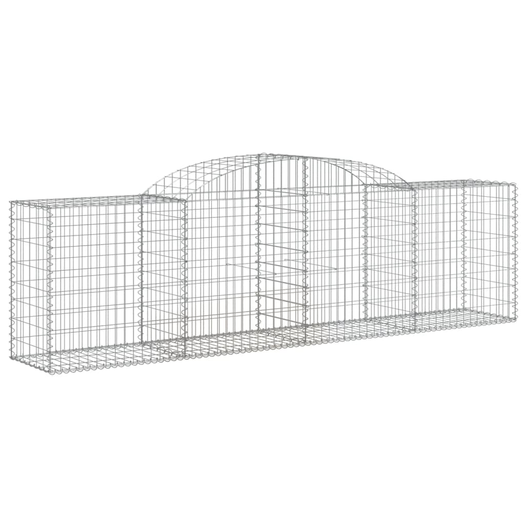 Cesti Gabbioni ad Arco 20 pz 300x50x80/100 cm Ferro Zincato