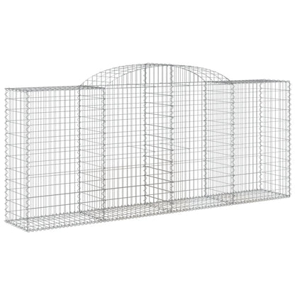 Cesti Gabbioni ad Arco 5 pz 300x50x120/140 cm Ferro Zincato