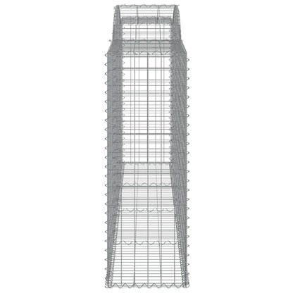 Cesti Gabbioni ad Arco 10 pz 300x50x140/160 cm Ferro Zincato