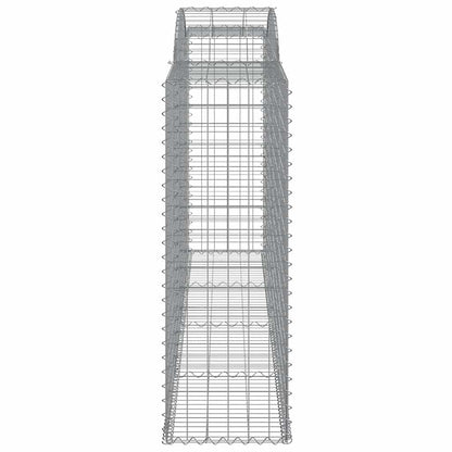 Cesti Gabbioni ad Arco 13 pz 300x50x140/160 cm Ferro Zincato