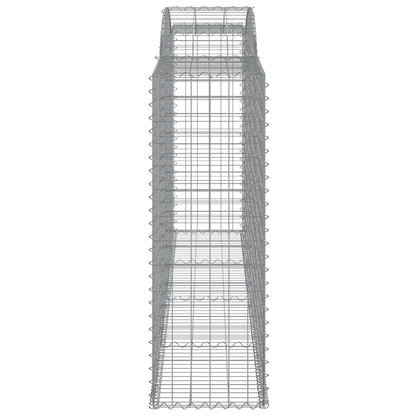 Cesti Gabbioni ad Arco 25 pz 300x50x140/160 cm Ferro Zincato
