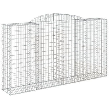 Cesti Gabbioni ad Arco 13 pz 300x50x160/180 cm Ferro Zincato